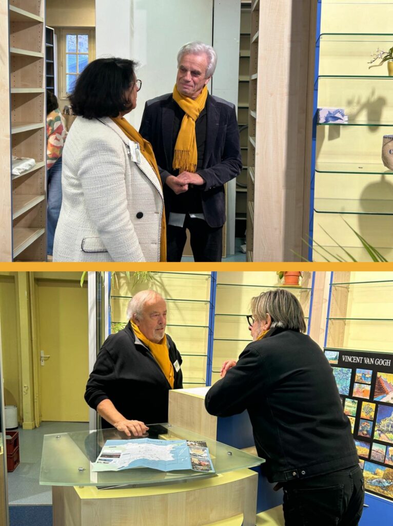 Quelques membres de l'équipe Cancale & Vous lors de la soirée d'inauguration du local de Campagne au 2 Av. du Général de Gaulle