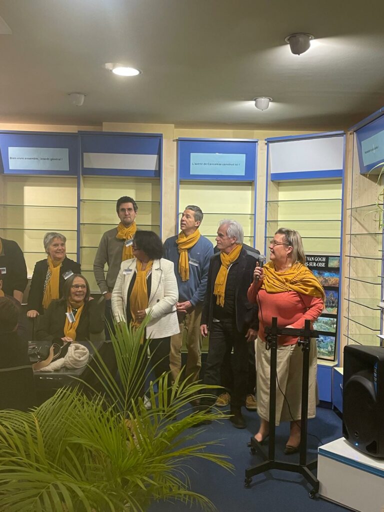 Discours d'Anne Gandais lors de la soirée d'inauguration du local de Campagne de Cancale & Vous